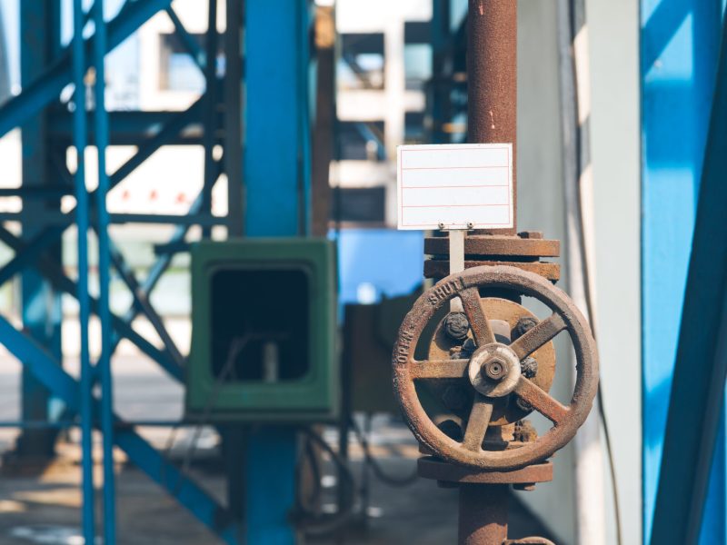 steel pipelines and cables in a plant,Industrial zone.